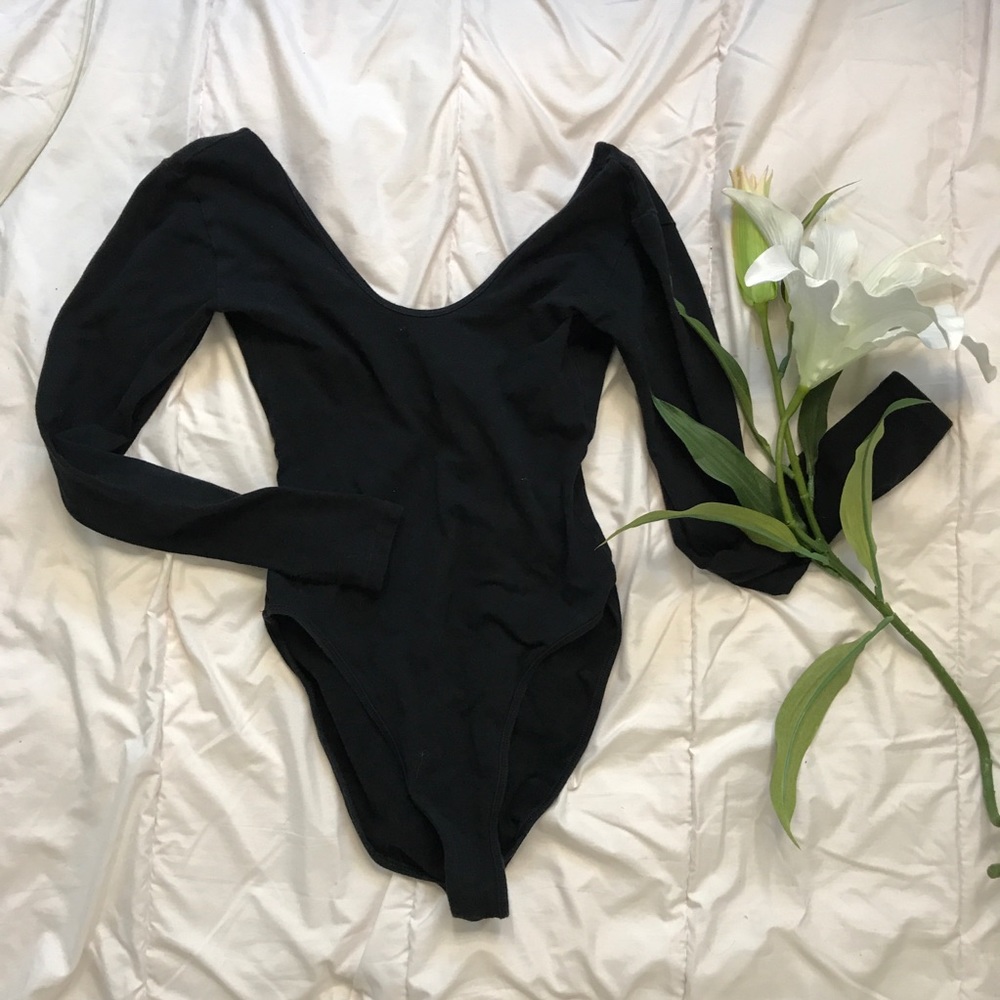 American apparel L woman’s long sleeve body suit
